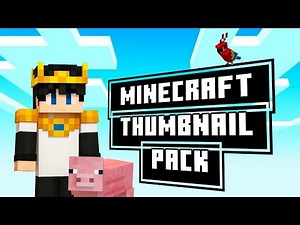 ✨ Free minecraft thumbnail pack 2025 | unmasked dude