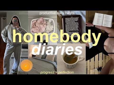 PRODUCTIVE HOME VLOG ୨୧ cozy day in my life + daily habits + weekly motivation