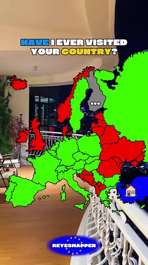 Visited Your Country? Map of Europe - Geo Trivia