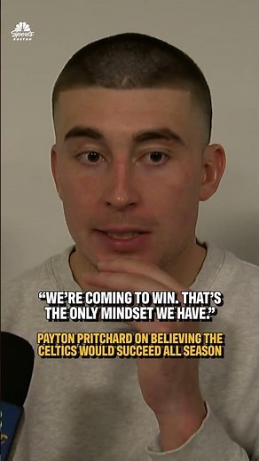 Payton Pritchard talks winning mentality after Celtics clinch playoffs