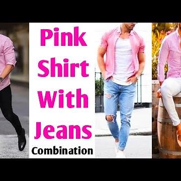 Pink Shirt With Jeans || Pink Shirt With Jeans Combination Ideas For Men || by Look Stylish