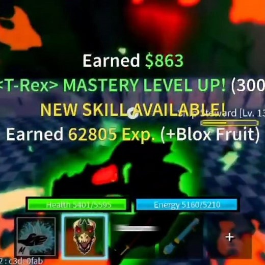 UNLOCKING T-REX FRUIT MAX MASTERY! 🦖 | Blox Fruits Level Up