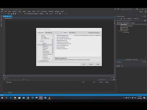 Hướng dẫn cài đặt thư viên GLUT cho Visual Studio