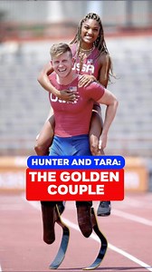 Hunter and Tara Davis Woodhall are the love story of the year 🥺♥🥇 #Olympics #Paralympics #Paris2024 #hunterwoodhall #taradaviswoodhall | Sportskeeda USA