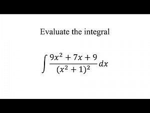 Evaluate the integral