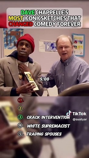 The greatest sketch comedy of all time. Dave Chappelle’s iconic moments that defined a generation of comedy. No one does satire like him. #ChappellesShow #DaveChappelle #SketchComedy #ComedyLegend #IconicMoments