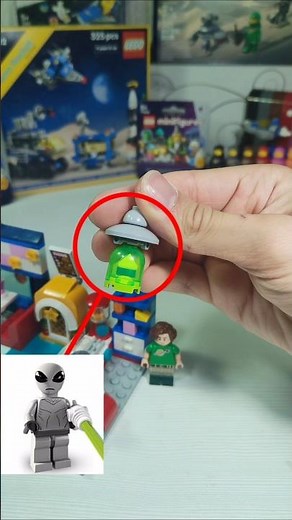 Orange Spaceman Devalued😎 Review of set 40687: "Alien Space Diner"