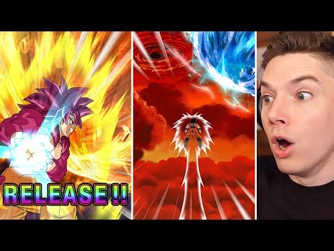NEW Summon Animations on LR SSJ4 Goku & SSJ3 Vegeta Summons | Dokkan 11th Anniversary