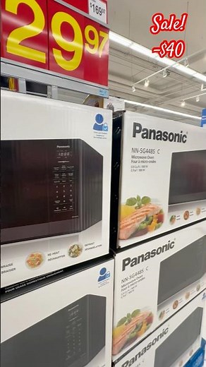 Panasonic Microwave Oven on sale at Walmart, 0.9 Cu.ft.