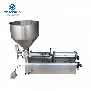 High Efficiency Semi Automatic Piston Pure Water Filling Machine for Small Bottle