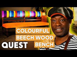 Expert Restorer Re-Upholsters A 120-Year-Old Beech Wood Bench | Salvage Hunters: The Restorers