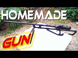$10 Homemade Gun Sniper Rifle - alcohol powered)
