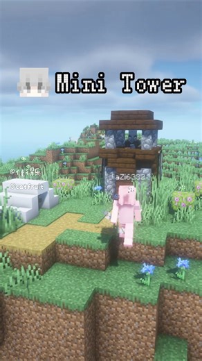 Minecraft Mini Tower #minecraft #minecraftbeauty #minecraftbuilding #minecrafttutorial