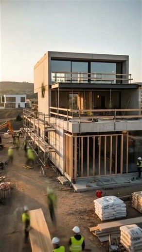 How a Dream House Is Built Step by Step" #DreamHome #ConstructionLife