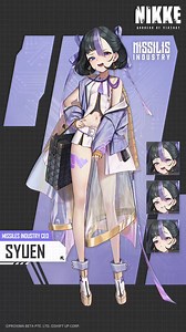 【CEO: Syuen】 CEO of MISSILIS INDUSTRY. Her declaration of CEO saw no objections due to her solid footing in the company, but her ego came from her unmatched intellect in manufacturing NIKKE in the Ark. “You've got this, right? Hang in there.” *Turn on volume to view #NIKKE | GODDESS OF VICTORY: NIKKE