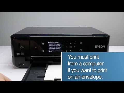 Epson Expression XP-620 & XP-630 | How to Load Envelope and Legal Paper