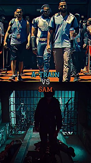A-Train VS Sam #theboys #homelander #shorts