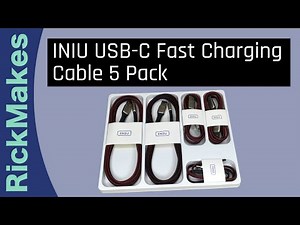 INIU USB-C Fast Charging Cable 5 Pack