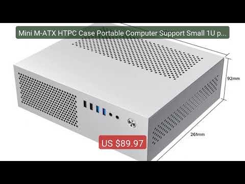 Mini M-ATX HTPC Case Portable Computer Support Small 1U power Suppl... — Top Rated 2026 | Buy Now!