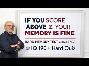 🧠 IF YOU SCORE ABOVE 2, YOUR MEMORY IS FINE | Hard Memory Test Challenge?(IQ 190+)HARD GK QUESTION ❓
