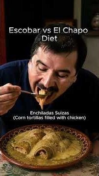 Pablo Escobar vs El Chapo Diet #interesting #foodhistory