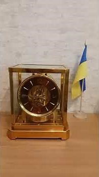 Jaeger LeCoultre Atmos clock, 519 model, red dial