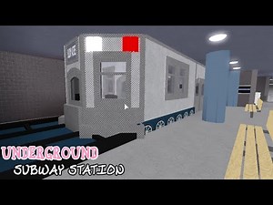 Bloxburg: Underground Subway Train Station ($265k)