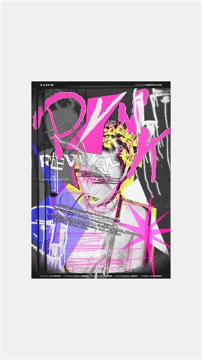 ZEKA | Poster & Graphic Design on Instagram: "Punk Revival Poster Design by Zeka Design The Punk design trend 2026 is back with raw textures, chaotic layouts, and a bold rejection of perfection. This punk-inspired graphic design style matters now more than ever as creatives push against AI-polished visuals and embrace handmade authenticity. In this post, you’ll learn how rough typography, zine aesthetics, and grunge revival elements create emotional, rebellious branding. #graphicdesign #posterde