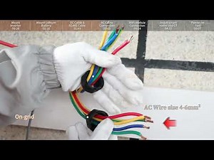 IVGM100600 10KW Hybrid Inverter Installation Tutorial