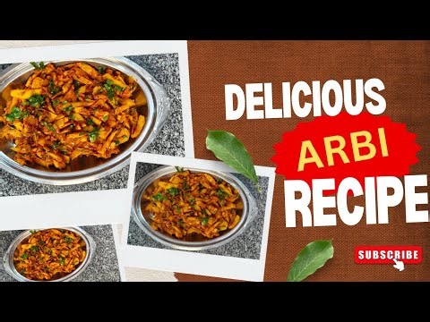 Tasty Arbi Recipe 😃 | Easy arbi recipe | Arbi ki sabji | Easy cooking | Tasty food | easy cooking 😃😄
