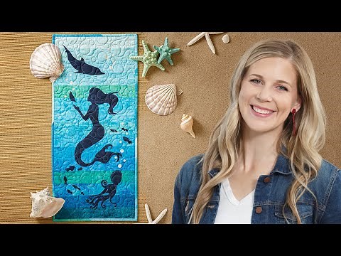 How to Make an Ocean Child Mermaid Wall Hanging - Free Project Tutorial