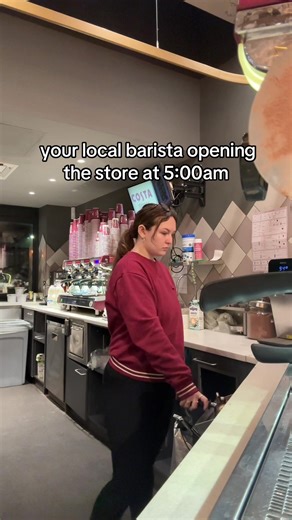 Setting the Morning Mood: Barista's 5 AM Coffee Ritual