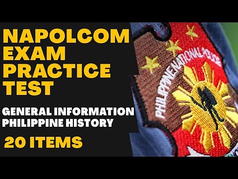 PNP Entrance Exam Reviewer| Philippine History |NAPOLCOM EXAM Practice Test