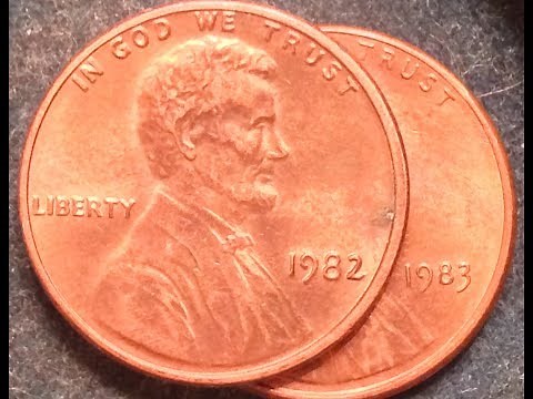 1982 Penny; Both Copper and Zinc (Also Look For Small Date Errors)