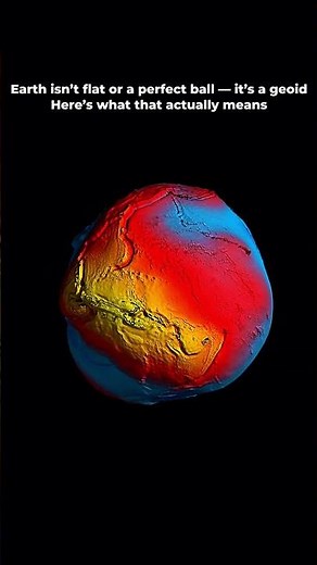 Earth’s True Shape — Why It’s a Geoid, Not a Sphere #Geoid #EarthShape #Geodesy #Gravity