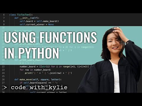 Using Functions in Python | Learning Python for Beginners | Code with Kylie #7