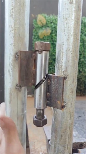 Make a Door Lock Using Nut & Bolt 🎉 Genius DIY Security Idea 👍 #shorts