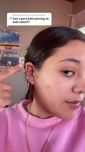 Double Helix Piercing Options