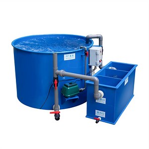 [Hot Item] Aquaculture Equipment Efficient Fish Farming Filtered Square Plastic PP PVC Fish Pond Aquaculture System Fish Farm Tank Mini Ras System