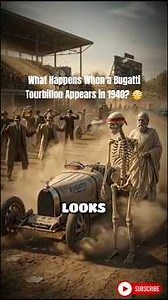 What Happens When a Bugatti Tourbillon Appears in 1940? 😳