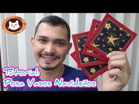 Posavasos Sencillos y Elegantes con Tela