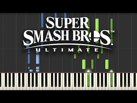 Super Smash Bros. Ultimate - Theme (Piano Tutorial) [Synthesia]