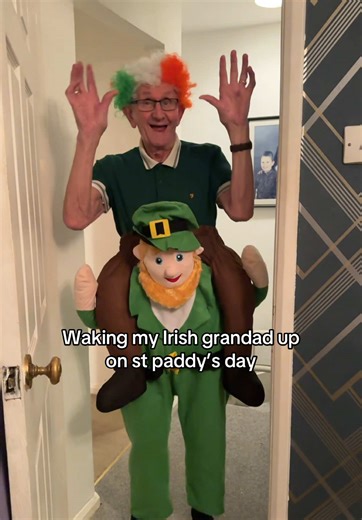 Grandad Ready for Guinness on St. Paddy's Day