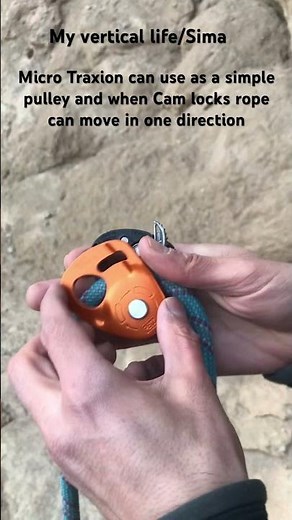 Micro Traxion designed for setting up a Hauling system,Crevasse Rescue,Raising a person,self rescue