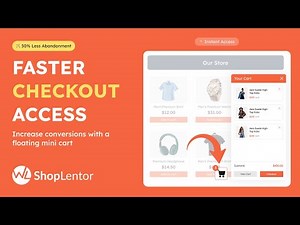 How to Add a Side Mini Cart to Your WooCommerce Store | ShopLentor