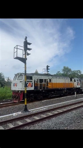 Hunting Kereta Api CC206 Dekat Statsiun #keretaapi #mainankeretaapi