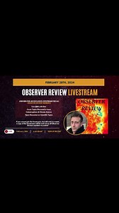 We will be hosting an exclusive Observer Review livestream this Wednesday! This includes a Q&A, discussion on Observer Review articles, Catastrophism and Climate Science, and any other science topics we’d like to discuss! The livestream will be Wednesday at 6:30pm MT. If you can’t make the livestream, the full version will be sent out to watch to subscribers after! To sign up, visit https://theobserver.ck.page/products/the-observer-review (link in story!) See you Wednesday! | The Mobile Observat