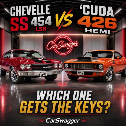 Chevelle SS454 vs Cuda 426 Hemi – Which Would You Choose? #musclecar #classic