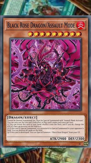 Black Rose Dragon just got an ASSAULT MODE?! 🌹#yugioh