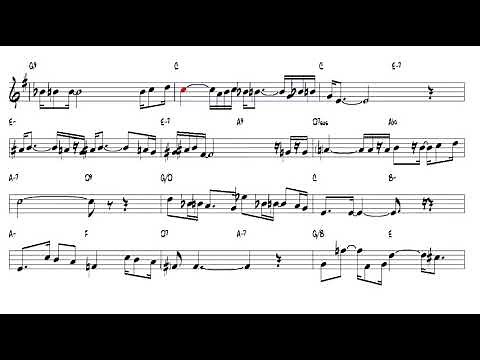 Tenor Sax : Everybody Loves Somebody SCoslow & ITaylor 1947 Play Along